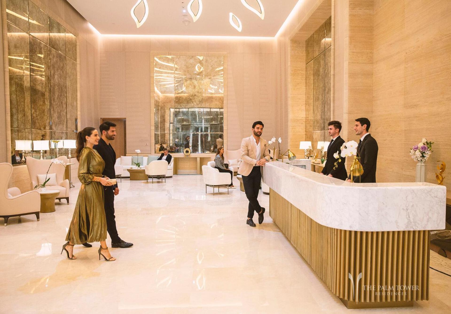 Ultra Luxury Palm Tower With Shared Hotel Facilities Dubai Exterior photo